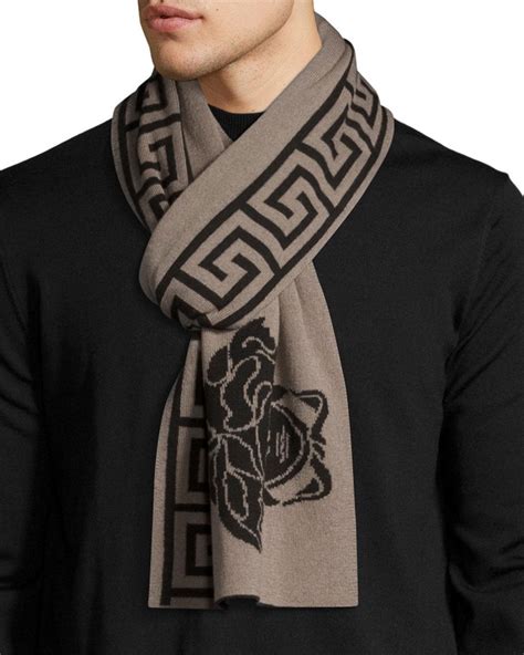 versace scarf men's saks|versace tie bar.